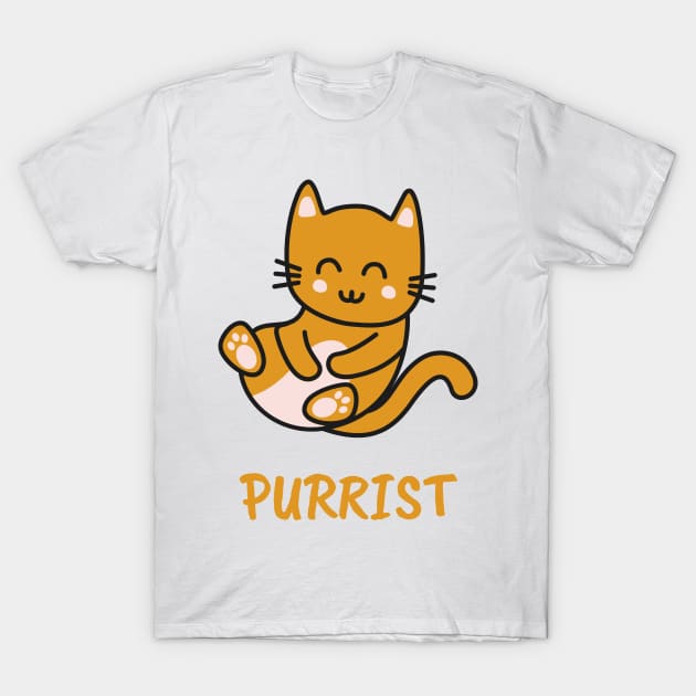 Purrist T-Shirt by TheArtNerd